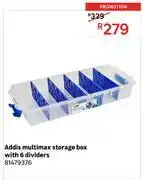 Leroy Merlin Addis Multimax Storage Box With 6 Dividers 81479376 offer