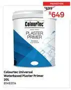 Leroy Merlin Colourtec 20L Universal Water Based Plaster Primer 81493114 offer