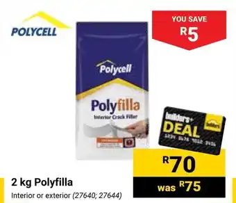 Builders Warehouse POLYCELL Polyfilla offer