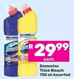 Game Domestos Thick Bleach Assorted offer