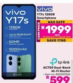 Game Vivo Y17s 128GB Smartphone offer