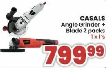 Casals Angle Grinder+blade 2 packs