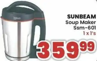 Jumbo Sunbeam Soup Maker Ssm-601 offer