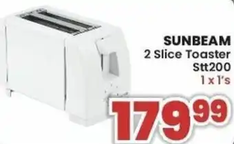 Jumbo Sunbeam 2 Slice Toaster Stt200 offer