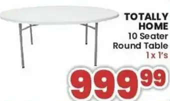 Totally Home 10 Seater Round Table