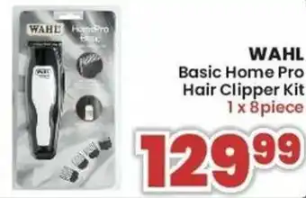 Jumbo Wahl Basic Home Pro Hair Clipper Kit 8 piece offer