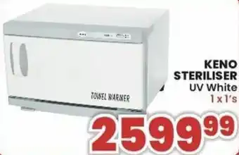 Jumbo Keno Steriliser UV White offer
