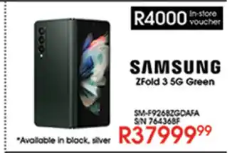 Hirsch's Samsung - ZFold 3 5G Green offer