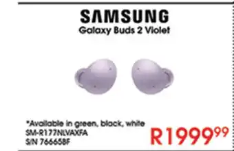 Hirsch's Samsung - Galaxy Buds 2 Violet offer