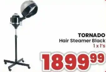 Jumbo Tornado Hair Steamer Black offer