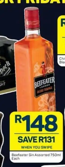 Pick n Pay Beefeater Gin Assorted 750ml each offer