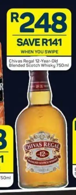 Pick n Pay Chivas Regal 12-Years-Old Blended Scotch Whisky 750ml offer