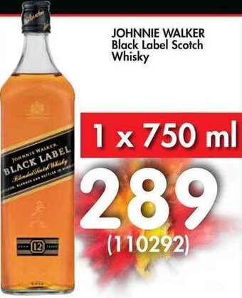 Makro Johnnie Walker Black Label Scotch Whisky 750ml offer