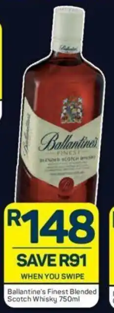 Pick n Pay Bellantine's Finest Blended Scotch Whisky 750ml offer