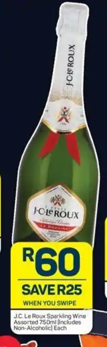 Pick n Pay J.C LeRoux Sparkling Wine Assorted 750ml offer