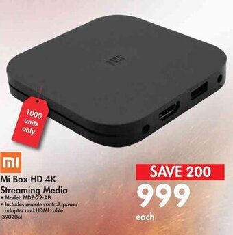 Makro Mi Box HD 4K Streaming Media offer