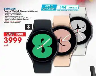 Makro Samsung Galaxy Watch4 Bluetooth offer