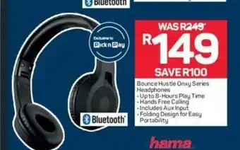 Pick n Pay Bounce Hustle Onxy Series Headphones offer