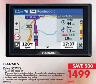 Makro Garmin Drive 52MT-S offer