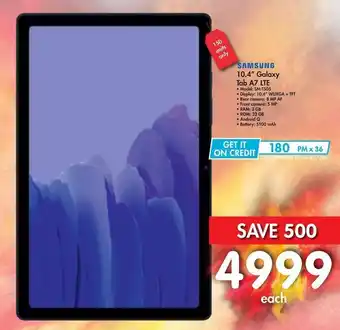 Makro Samsung Galaxy Tab A7 LTE 10.4" offer