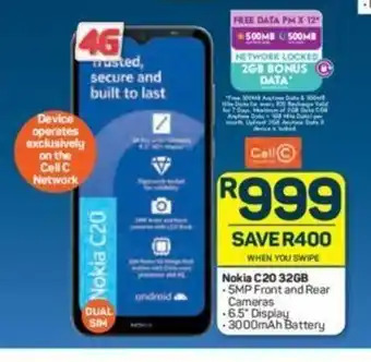 Pick n Pay Nokia C20 32GB offer