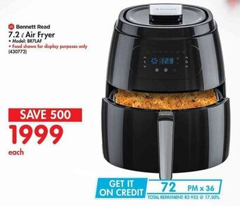 Makro Bennett Read Air Fryer 7.2L offer