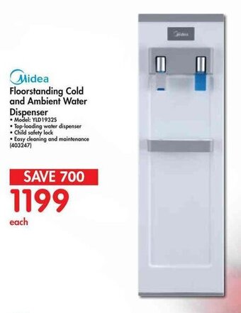 Makro Midea Floorstanding Cold and Ambient Water Dispenser offer