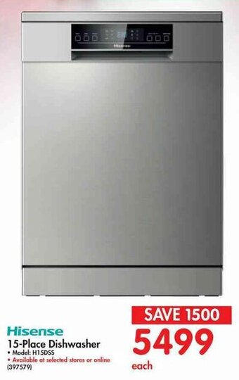 Makro Hisense 15-Place Dishwasher offer