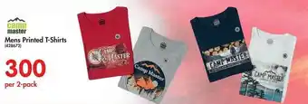 Makro Camp Master Mens Printed T-Shirts offer