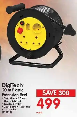 Makro Digitech Plastic Extension Reel 20m offer