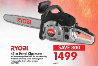 Makro Ryobi Petrol Chainsaw 45cc offer