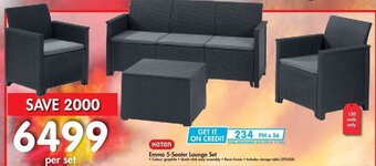 Keter Emma 5-Seater Lounge Set