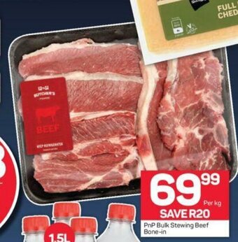 Pick n Pay PnP Bulk Stewing Beef Bone-in per kg offer