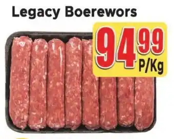 Supa Store Legacy Boerewors offer