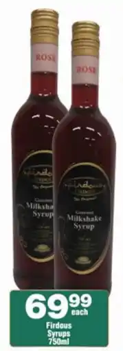 Firdous Syrups