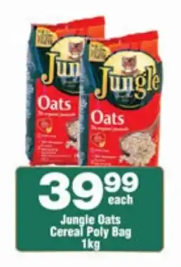 Check Star Jungle Oats Cereal Poly Bag offer