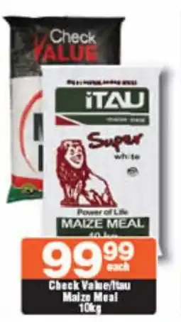 Check Star Check Vale/ Itau Maize Meal offer