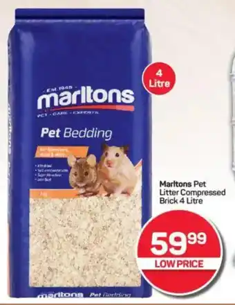 Pick n Pay Marltons Pet Litter Compressed Brick offer