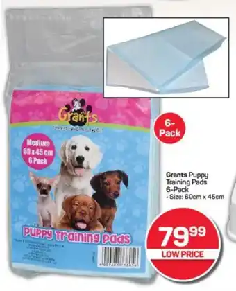 Pick n Pay Grants Puppy Training Pads offer