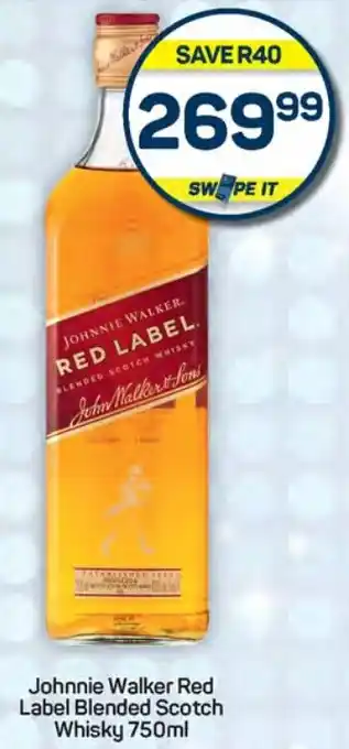 Pick n Pay Hypermarket Johnnie Walker Red Label Blended Scotch Whisky offer