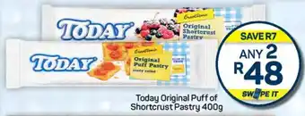 Pick n Pay Hypermarket Today Original Puff of Shortcrust Pastry offer