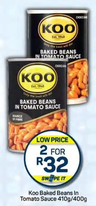 Pick n Pay Hypermarket Koo Baked Beans In Tomato Sauce offer