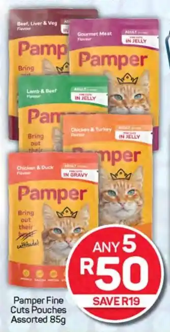 Pick n Pay Hypermarket Pamper Fine Cuts Pouches Assorted offer