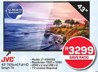 Pick n Pay Hypermarket JVC 43" (109cm) Full HD Smart TV offer