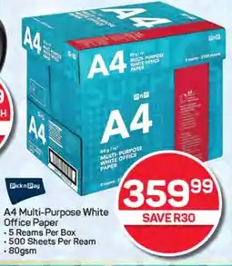 Pick n Pay Hypermarket PnP A4 Multi-Purpose White Office Paper offer