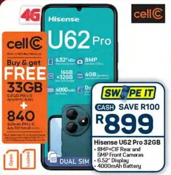 Pick n Pay Hypermarket Hisense U62 Pro 32GB offer