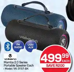 Pick n Pay Hypermarket Volkano Mamba 2.0 Series Portable Speaker Each offer