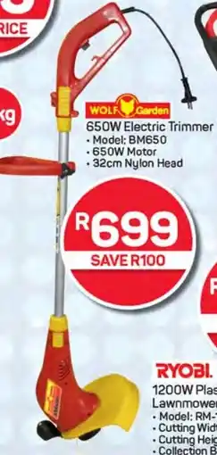 Pick n Pay Hypermarket WOLF Garden 650W Electric Trimmer offer