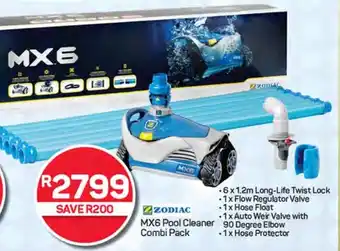 Pick n Pay Hypermarket ZODIAC MX6 Pool Cleaner Combi Pack offer