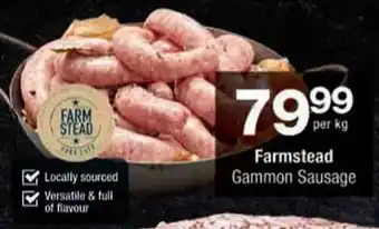 Checkers Farmstead Gammon Sausage offer